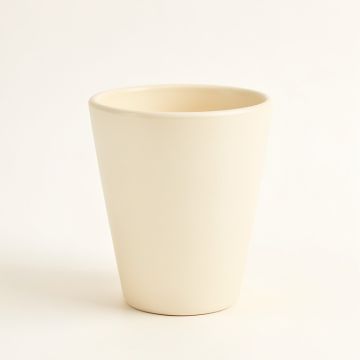 Fern Crest Empty Planter - Ivory (synthetic illustration; no displayed measurements)