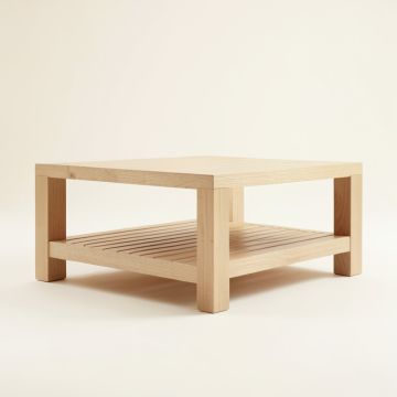 Fern Field Coffee Table - Beige (synthetic illustration; no displayed measurements)