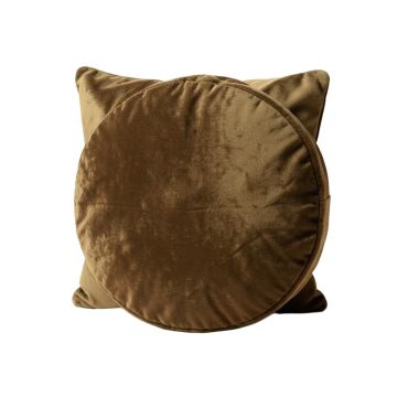 Tuten Crushed Velvet Round Throw Pillow