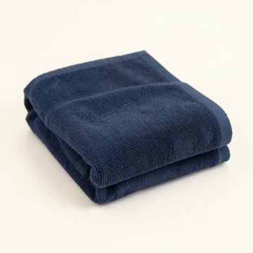 Maple Bend Bath Towel - Navy (synthetic illustration; no displayed measurements)