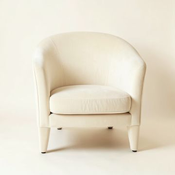 Maple Field Upholstered Armchair - Cream (synthetic illustration; no displayed measurements)