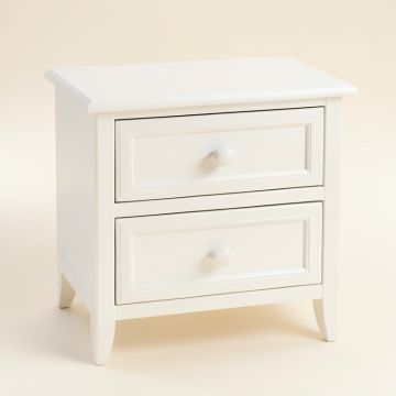 Fern Edge Nightstand - White (synthetic illustration; no displayed measurements)