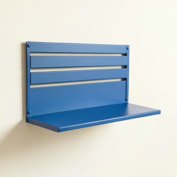 Pine Canyon Wall-Mounted Entryway Organizer Shelf - Blue (synthetic illustration; no displayed measurements)