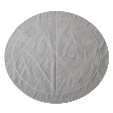 Cove Branch Round Area Rug - Gray