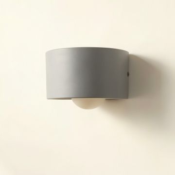 Lake Crest Wall Sconce Mounted On A Plain Wall - Gray (synthetic illustration; no displayed measurements)
