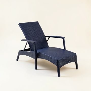 Rowan Bluff Outdoor Lounge Chair - Navy (synthetic illustration; no displayed measurements)