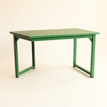 Field Branch Patio Table - Green (synthetic illustration; no displayed measurements)