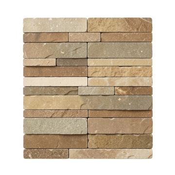 Sunset 6 '' X 24 '' Natural Stacked Stone Mosaic Tile
