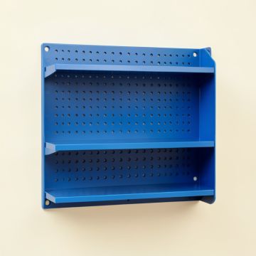 Field Bridge Empty Wall-Mounted Tool Organizer Panel - Blue (synthetic illustration; no displayed measurements)