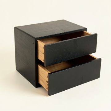 Cedar Field Under-Desk Drawer Unit - Black (synthetic illustration; no displayed measurements)