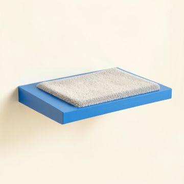 Reed Brook Wall-Mounted Cat Perch - Blue (synthetic illustration; no displayed measurements)