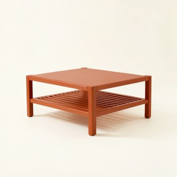 Birch Bend Coffee Table - Terracotta (synthetic illustration; no displayed measurements)