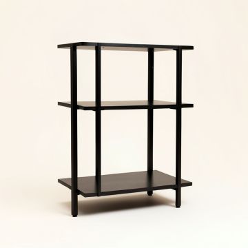 Corne 70.87 '' H X 39.37 '' W Metal Etagere Bookcase (synthetic illustration; no displayed measurements)