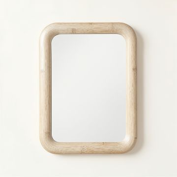 Linden Arc Framed Wall Mirror - White (synthetic illustration; no displayed measurements)