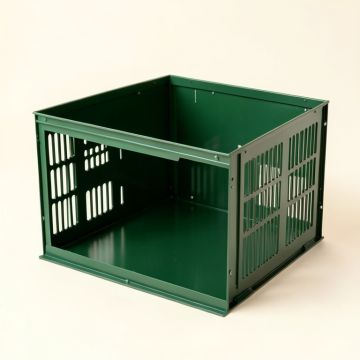 Glen Dale Empty Furniture-Style Pet Crate - Green (synthetic illustration; no displayed measurements)