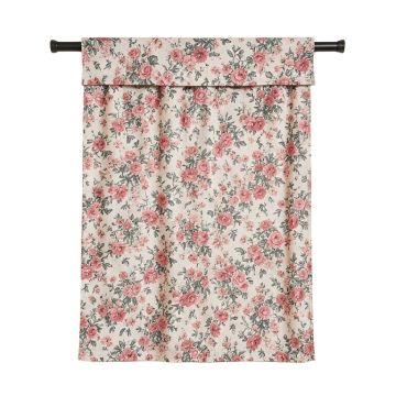 Lucchese 100 % Cotton Floral Room Darkening Rod Pocket Single Curtain Panel
