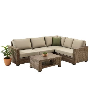 Groot 3 Piece Sofa Seating Group With Cushions