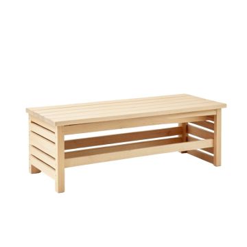 Shore Bend Narrow Outdoor Storage Bench - Beige
