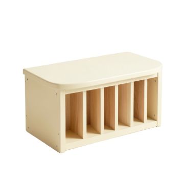 Aspen Dell Shoe Storage Bench - Cream