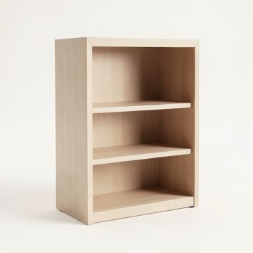 Sage Edge Freestanding Bookcase - Beige (synthetic illustration; no displayed measurements)