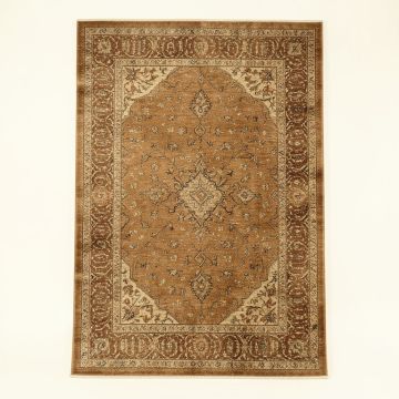 Brandt Oriental Brown Rug (synthetic illustration; no displayed measurements)