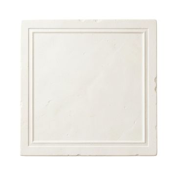 River Branch Uninstalled Square Decorative Tile - White