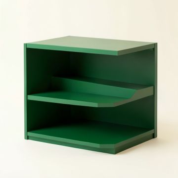 Meadow Canyon Desktop Shelving Unit - Green (synthetic illustration; no displayed measurements)