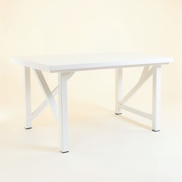 Clay Bend Empty Workshop Workbench - White (synthetic illustration; no displayed measurements)