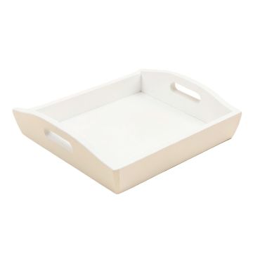 Elm Bluff Serving Tray - White