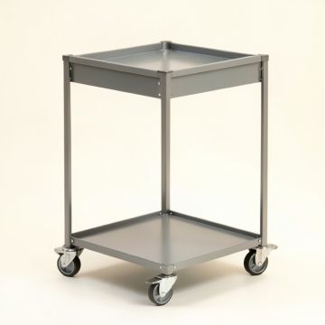 Dune Dale Empty Rolling Workshop Cart - Gray (synthetic illustration; no displayed measurements)