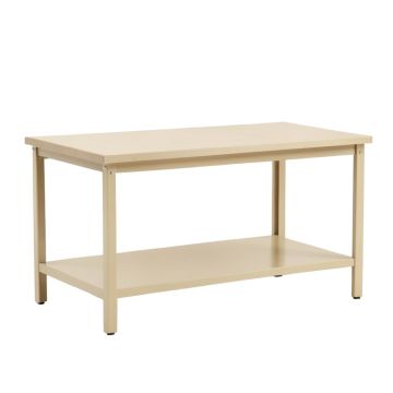 Fern Bend Empty Workshop Workbench - Beige