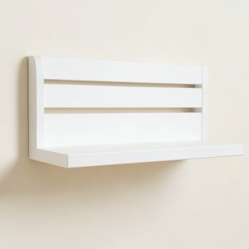 Flint Brook Wall-Mounted Entryway Organizer Shelf - White (synthetic illustration; no displayed measurements)
