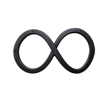 Brantford Love Forever Infinity Symbol Beautiful Steel Home Wall Sign