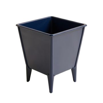 Bay Bridge Empty Raised Planter - Navy