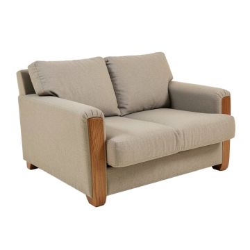 Corette Cotton Rolled Arm Sofa Bed With Reversible Cushions