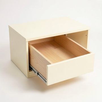 Dawn Fold Under-Desk Drawer Unit - Cream (synthetic illustration; no displayed measurements)