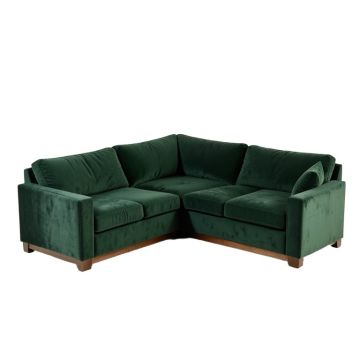 Tyndalls Park 142 '' Wide Velvet Left Hand Facing Modular Corner Sectional