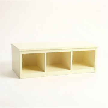 Cove Brook Shoe Storage Bench - Ivory (synthetic illustration; no displayed measurements)