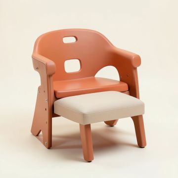 Jovanni Kids Chair And Ottoman (synthetic illustration; no displayed measurements)