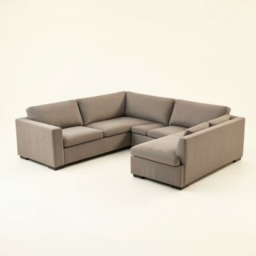 Pepperidge 119 '' Wide Left Hand Facing Modular Corner Sectional (synthetic illustration; no displayed measurements)