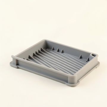 Laurel Bluff Empty Under-Desk Cable Tray - Gray (synthetic illustration; no displayed measurements)