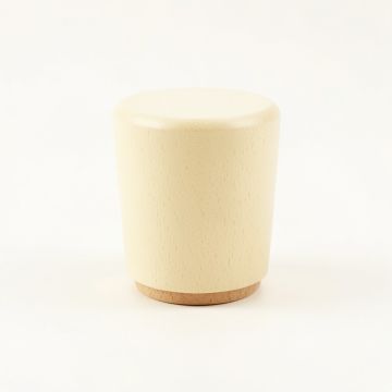 Dune Bend Cabinet Knob Without Packaging - Cream (synthetic illustration; no displayed measurements)