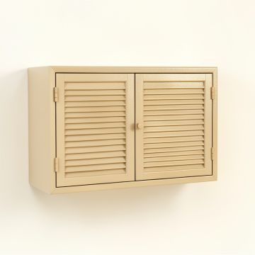 River Dale Wall-Mounted Entry Cabinet - Beige (synthetic illustration; no displayed measurements)