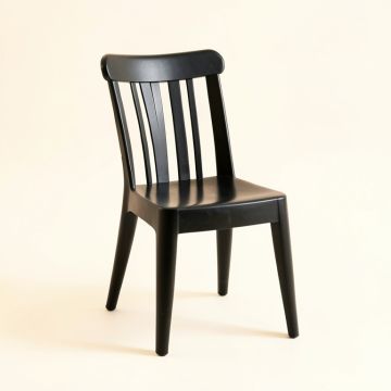 Hazel Bend Small Chair - Black (synthetic illustration; no displayed measurements)
