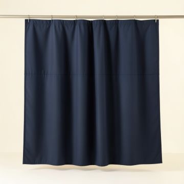 Harbor Arc Shower Curtain Hanging Flat From A Plain Rod (synthetic illustration; no displayed measurements)