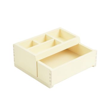 Briar Bluff Empty Coffee-Station Organizer - Ivory