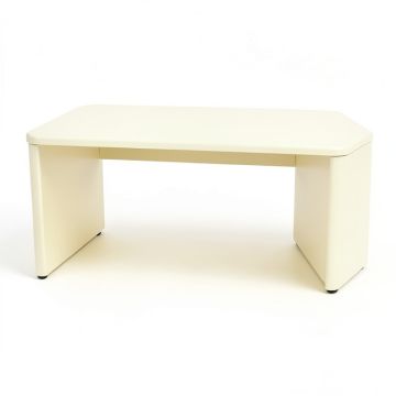 Cedar Bridge Desktop Monitor Riser - Ivory (synthetic illustration; no displayed measurements)