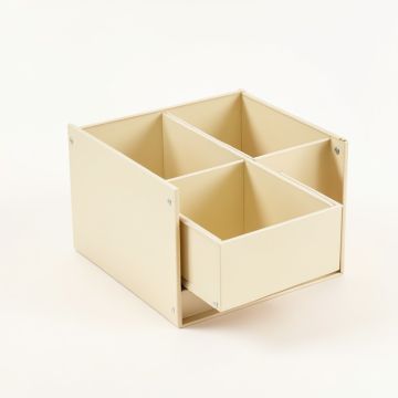 Glen Arc Empty Coffee-Station Organizer - Cream (synthetic illustration; no displayed measurements)