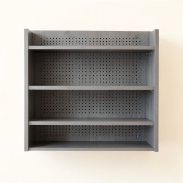 Alder Crossing Empty Wall-Mounted Tool Organizer Panel - Gray (synthetic illustration; no displayed measurements)