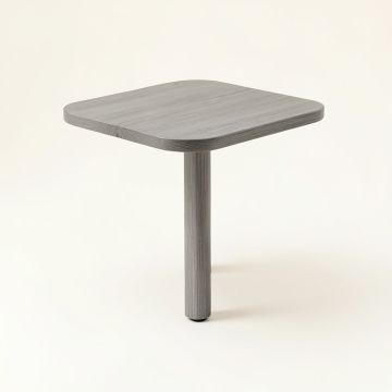 Pine Bluff Compact Balcony Table - Gray (synthetic illustration; no displayed measurements)